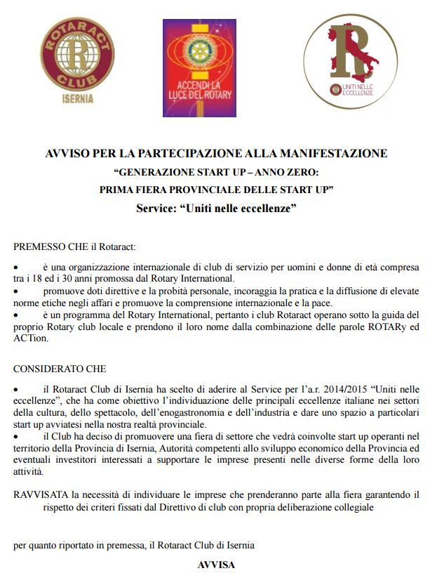 Prima Fiera Provinciale delle Start Up 1