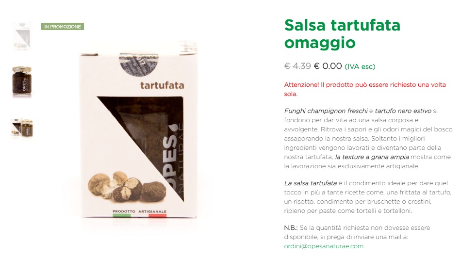 Salsa Tartufata Opes Naturae